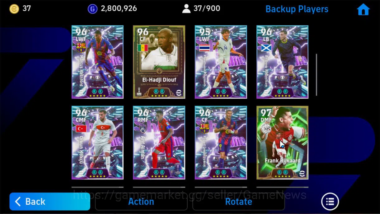 eFootball Accounts Mobile|BigTime(Diego Forlan),Visionary Pass(Pep Gu image 13