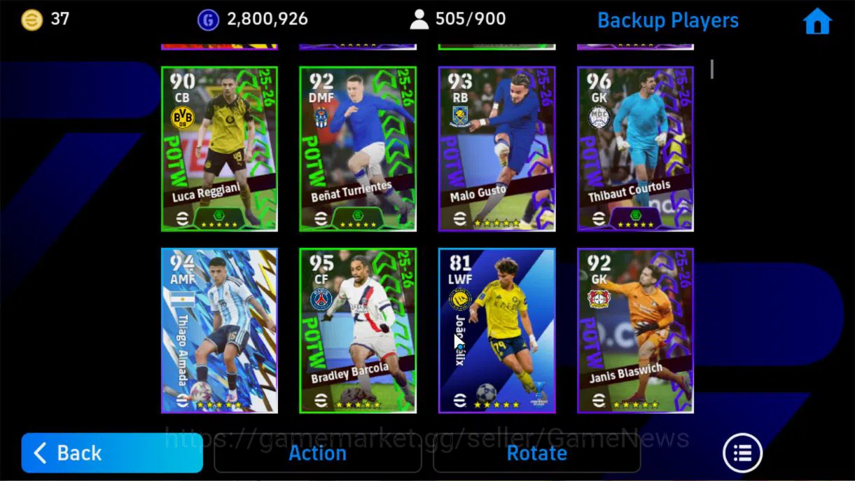 eFootball Accounts Mobile|BigTime(Diego Forlan),Visionary Pass(Pep Gu image 2