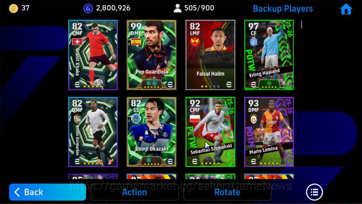 eFootball Accounts Mobile|BigTime(Diego Forlan),Visionary Pass(Pep Gu image 4
