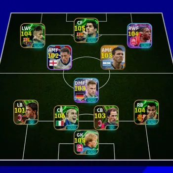 eFootball Accounts Legends & Iconic Players 3213+ Team I Messi 103 I Neymar 105 I Suarez 105 I Olise 104 I Cannavaro 106 I