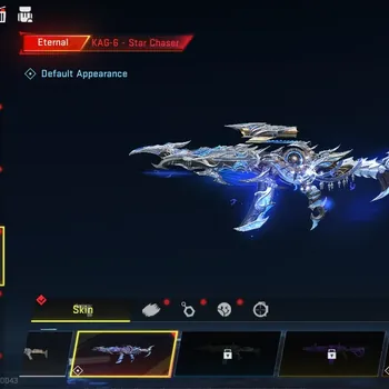 Blood Strike Accounts Rare Skin Asia|Eternal KAG-6 Star Chaser,Uzi Star Chaser+3 Legendary Nova Aftermath,M4A1,Magnum|Rank
