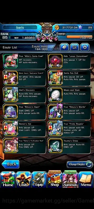 Grand Summoners Accounts Global|Rank 85|18 Ascend+7 TW|(Inumuta,Chloe,S Chl image 14