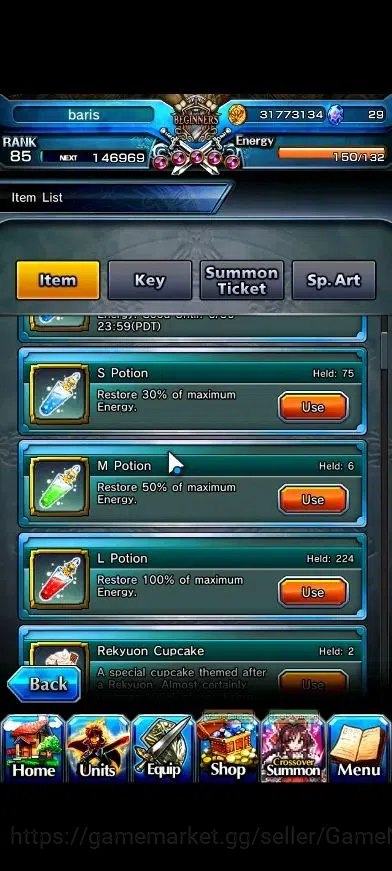Grand Summoners Accounts Global|Rank 85|18 Ascend+7 TW|(Inumuta,Chloe,S Chl image 2