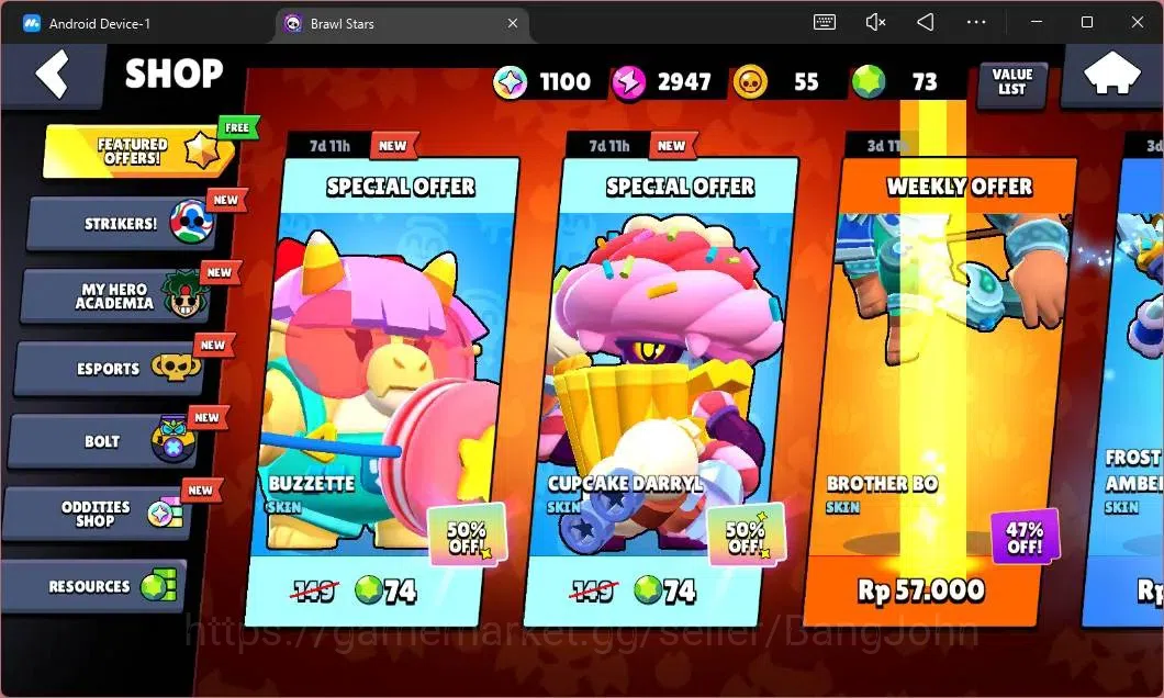 Brawl Stars Accounts Global|502 Thropy|14 Brawler|2 Max Hypercharge(She image 4