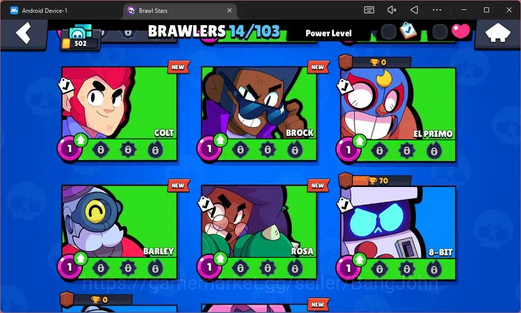 Brawl Stars Accounts Global|502 Thropy|14 Brawler|2 Max Hypercharge(She image 6