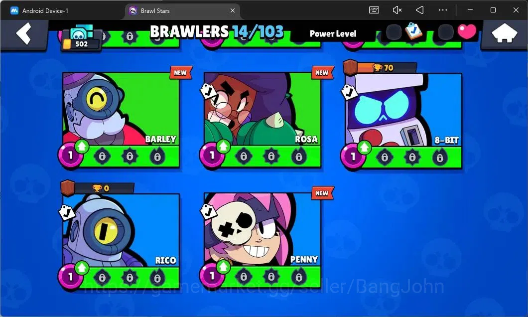 Brawl Stars Accounts Global|502 Thropy|14 Brawler|2 Max Hypercharge(She image 7