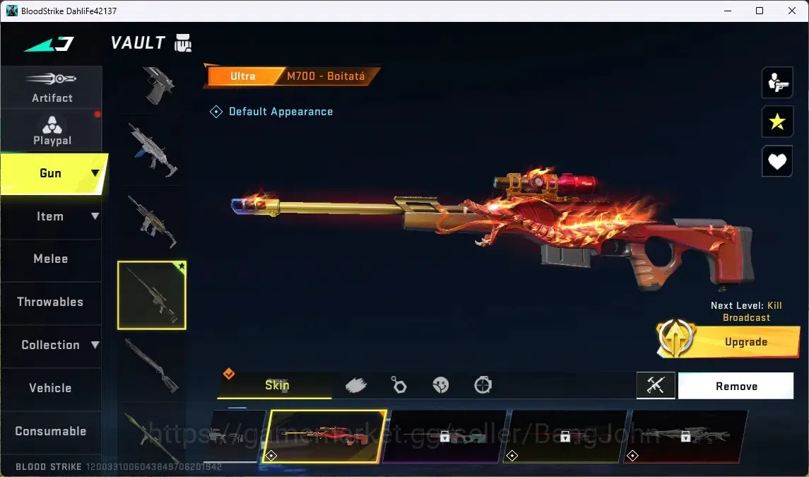 Blood Strike Accounts ASIA | 1 ULTRA GUN: M700-Boitatá | 9 ULTRA VOUCHER image 3