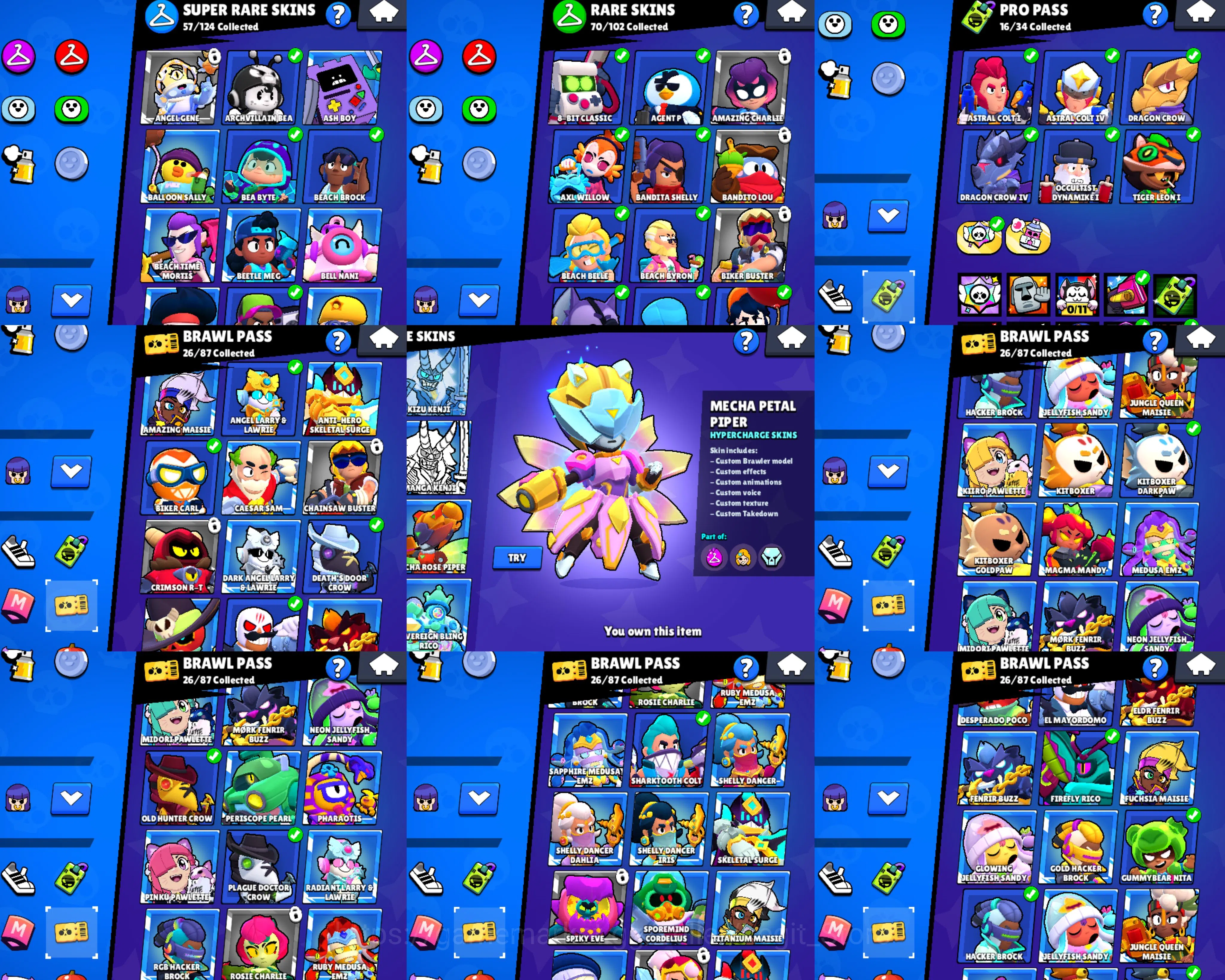 Brawl Stars Accounts MECHA PETAL PIPER | 2-2 lvl PRESTIGE | DEVILISH MO image 7