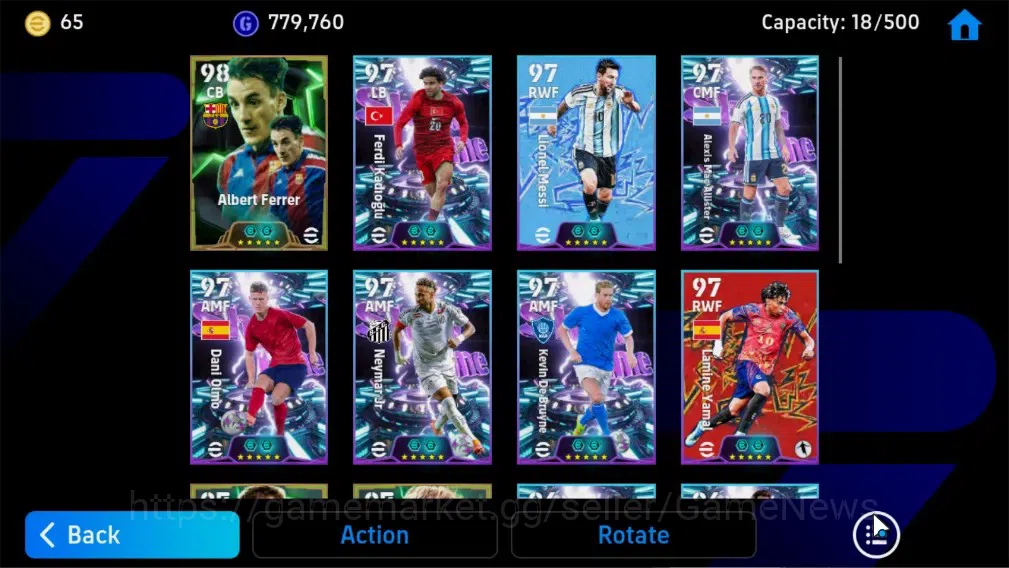 eFootball Accounts Legends & Iconic Players Android|8 Epic(Albert Ferrer,Steven Gerrard,Oliver Kahn,Dirk Kuyt)|Show Time 5