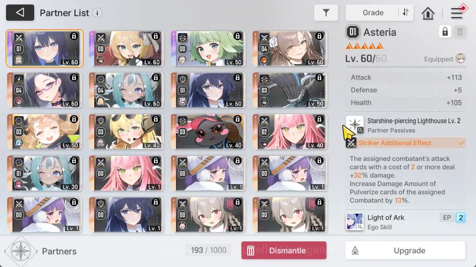 Chaos Zero Nightmare Accounts ASIA|Lv 54|9 SSR [(SerenielM1,Yuki)+Sign,HaruM1,KayronM3,RinM1,LukeM1,Khalipe,Orlea,Renoa]+21 10