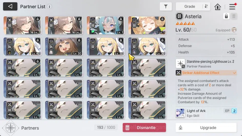 Chaos Zero Nightmare Accounts ASIA|Lv 54|9 SSR [(SerenielM1,Yuki)+Sign,HaruM1,KayronM3,RinM1,LukeM1,Khalipe,Orlea,Renoa]+21 11