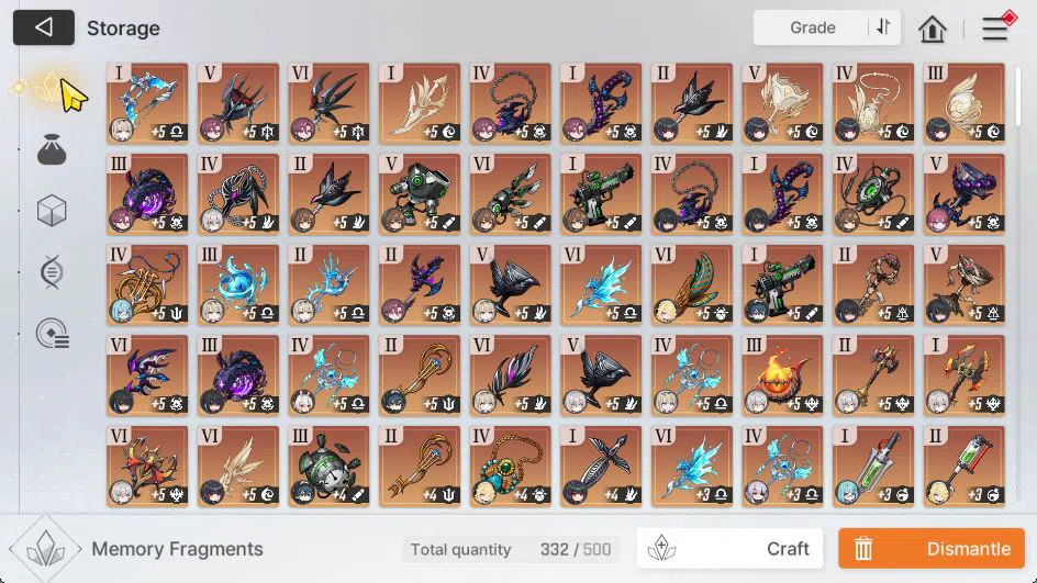 Chaos Zero Nightmare Accounts ASIA|Lv 54|9 SSR [(SerenielM1,Yuki)+Sign,HaruM1,KayronM3,RinM1,LukeM1,Khalipe,Orlea,Renoa]+21 12