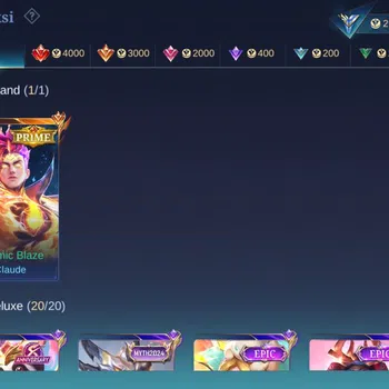 Mobile Legends: Bang Bang Collector Hero 89 Skin 125 | Prime Claude | Lightborn Harith image 1