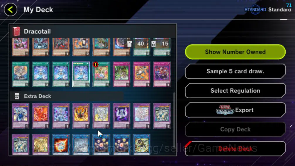 Yu-Gi-Oh! Master Duel Accounts Lv 18 | 20 Deck |VSK9, Dracotail, Yummy,Maliss, Ti image 11
