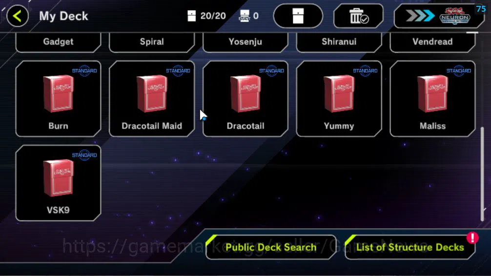 Yu-Gi-Oh! Master Duel Accounts Lv 18 | 20 Deck |VSK9, Dracotail, Yummy,Maliss, Ti image 3