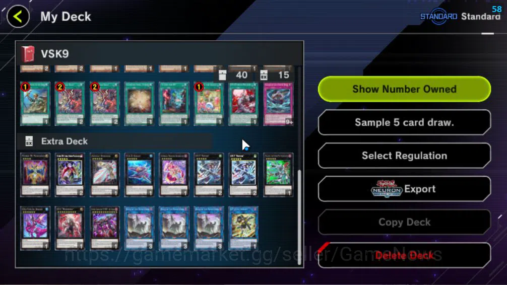 Yu-Gi-Oh! Master Duel Accounts Lv 18 | 20 Deck |VSK9, Dracotail, Yummy,Maliss, Ti image 5