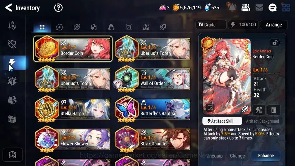 Epic Seven Accounts GLOBAL Unverif|New Era|3 ML(Rhianna&Luciella,Drago image 11