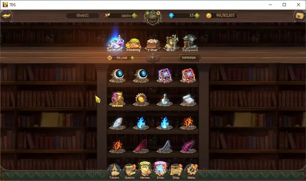 The Seven Deadly Sins: Grand Cross Accounts Global|606K CC|3 UR+Collab ReZero [Priscilla2/6,Re image 13