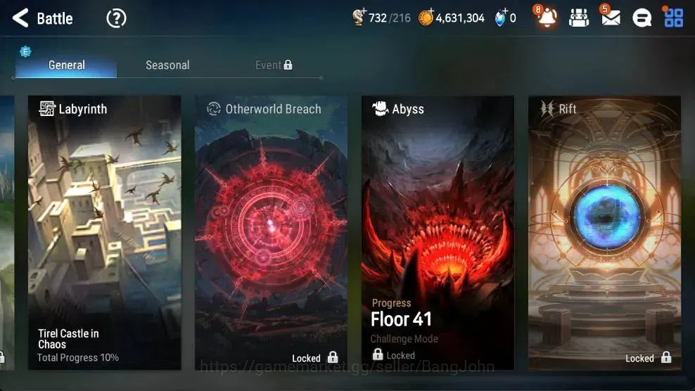 Epic Seven Accounts High-End Global Unverif | 3 ML(BArunka,MAKen,FCecilia)|PoH+Bless ON|Stigma 63K|Gold 4.6M |Log 17
