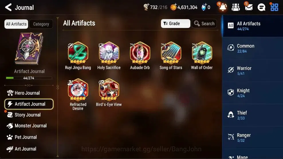 Epic Seven Accounts High-End Global Unverif | 3 ML(BArunka,MAKen,FCecilia)|PoH+Bless ON|Stigma 63K|Gold 4.6M |Log 6