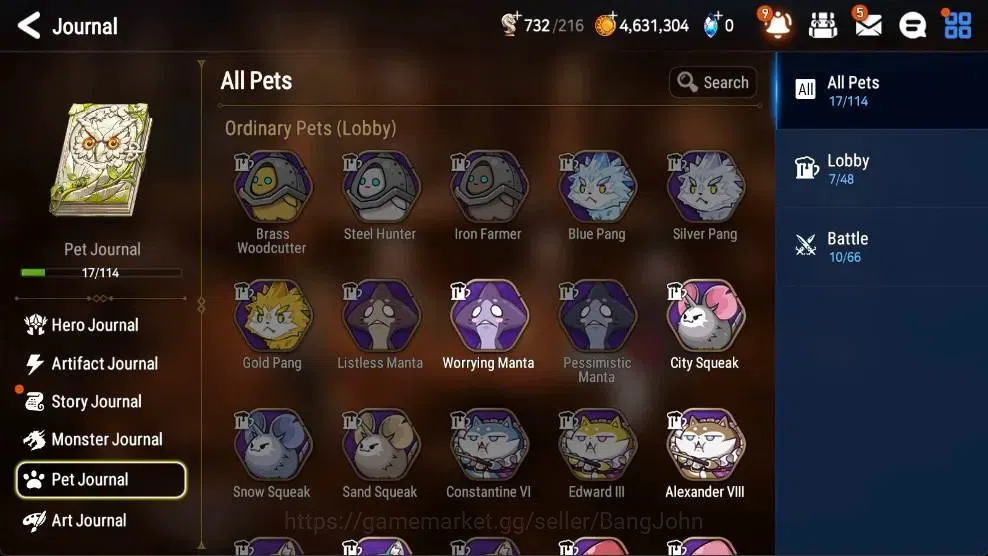 Epic Seven Accounts High-End Global Unverif | 3 ML(BArunka,MAKen,FCecilia)|PoH+Bless ON|Stigma 63K|Gold 4.6M |Log 9
