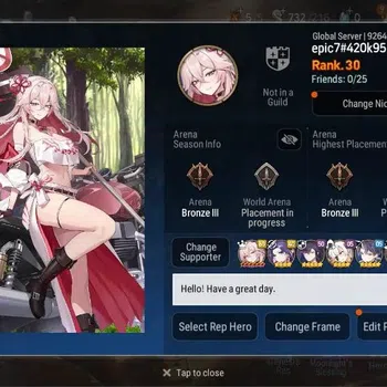 Epic Seven Accounts High-End Global Unverif | 3 ML(BArunka,MAKen,FCecilia)|PoH+Bless ON|Stigma 63K|Gold 4.6M |Log