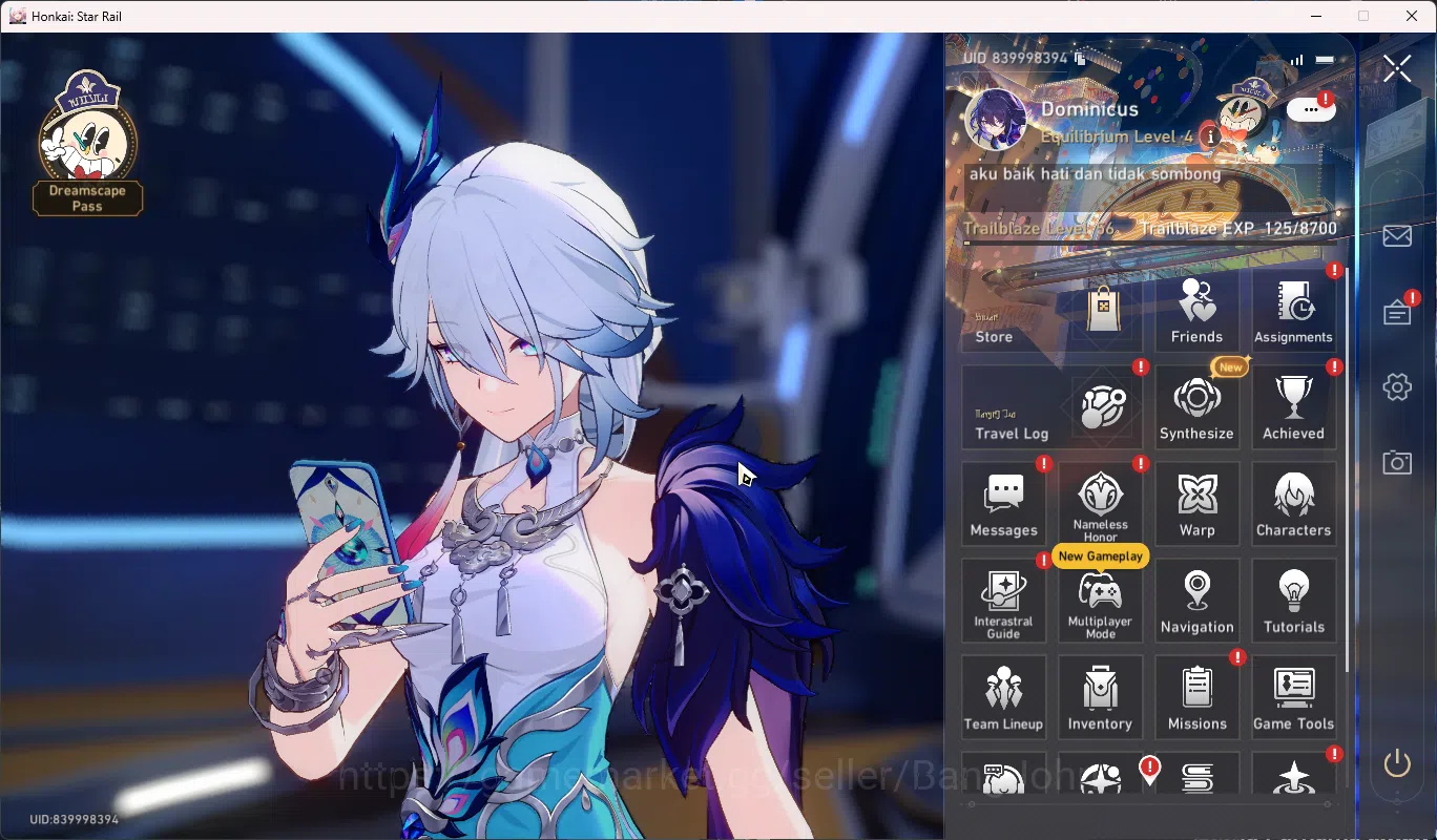 ASIA | TL 56 | 4 Limit | yao Guang + Sign | Archer E1+sign | Sparkle | Danheng Pt | Ruan Mei | Seele | Bronya |HSR068B Honkai Star Rail Others ASIA | TL 56 | 4 Limit | yao Guang + Sign | Archer image 1