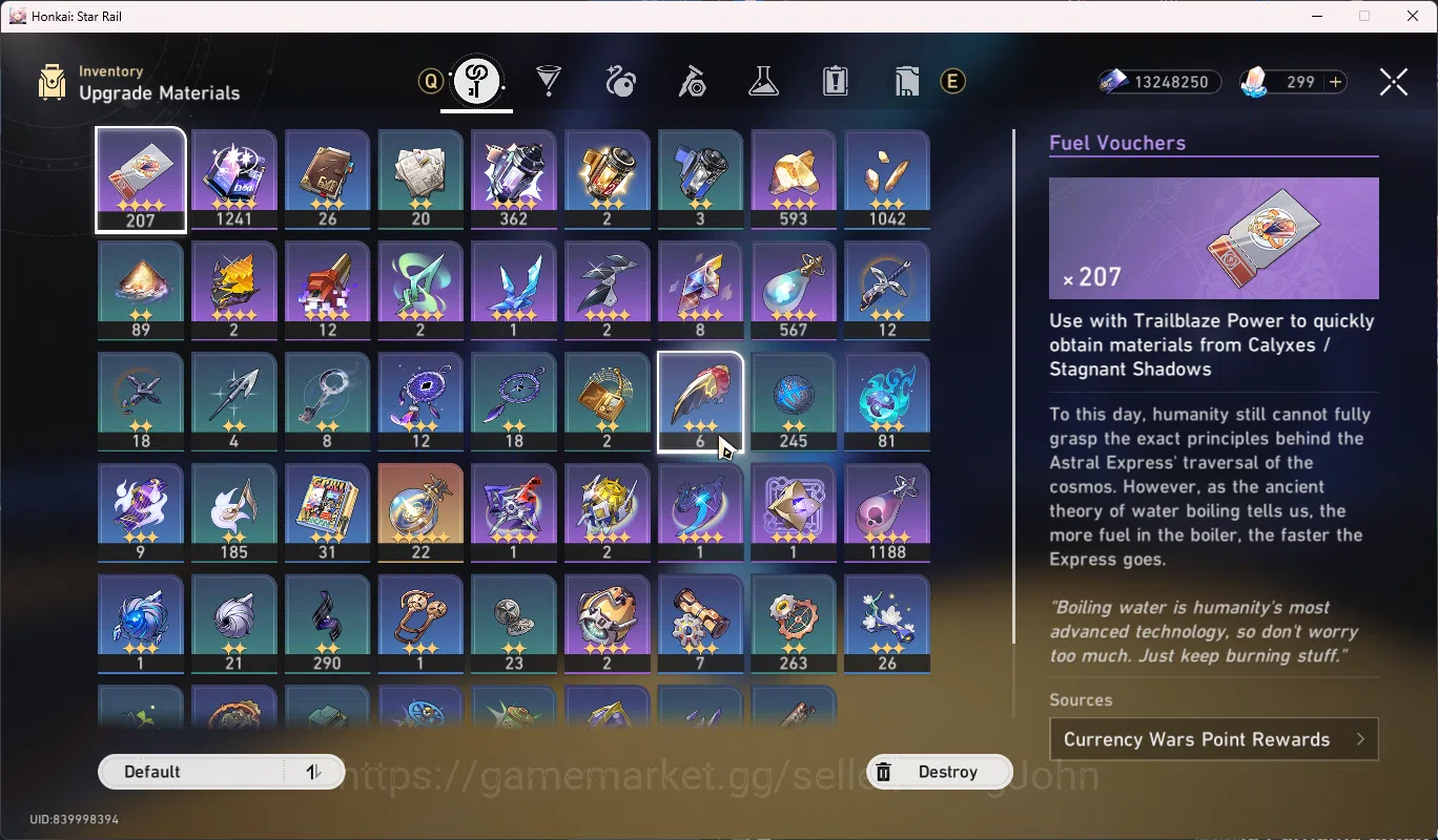 Honkai Star Rail Accounts Others ASIA | TL 56 | 4 Limit | yao Guang + Sign | Archer E1+sign | Sparkle | Danheng Pt | Ruan 7