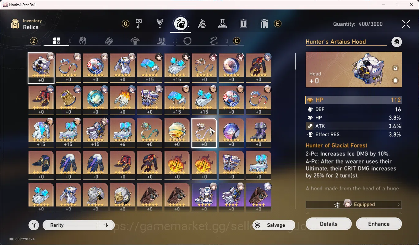 Honkai Star Rail Accounts Others ASIA | TL 56 | 4 Limit | yao Guang + Sign | Archer E1+sign | Sparkle | Danheng Pt | Ruan 8
