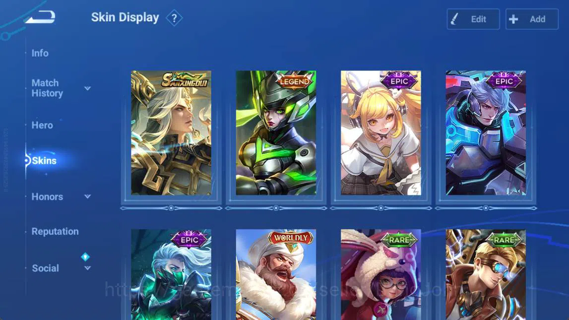 Honor of Kings Accounts GLOBAL | hero 37, skin 33 | SXNX houyi, legend lad image 2