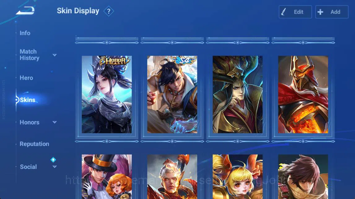 Honor of Kings Accounts GLOBAL | hero 37, skin 33 | SXNX houyi, legend lad image 4