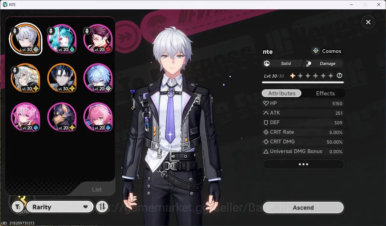 Neverness to Everness Accounts NA| Hunter Lv 10 | 2 S-Class (Chaos,Hathor)+6 A-Cl image 2