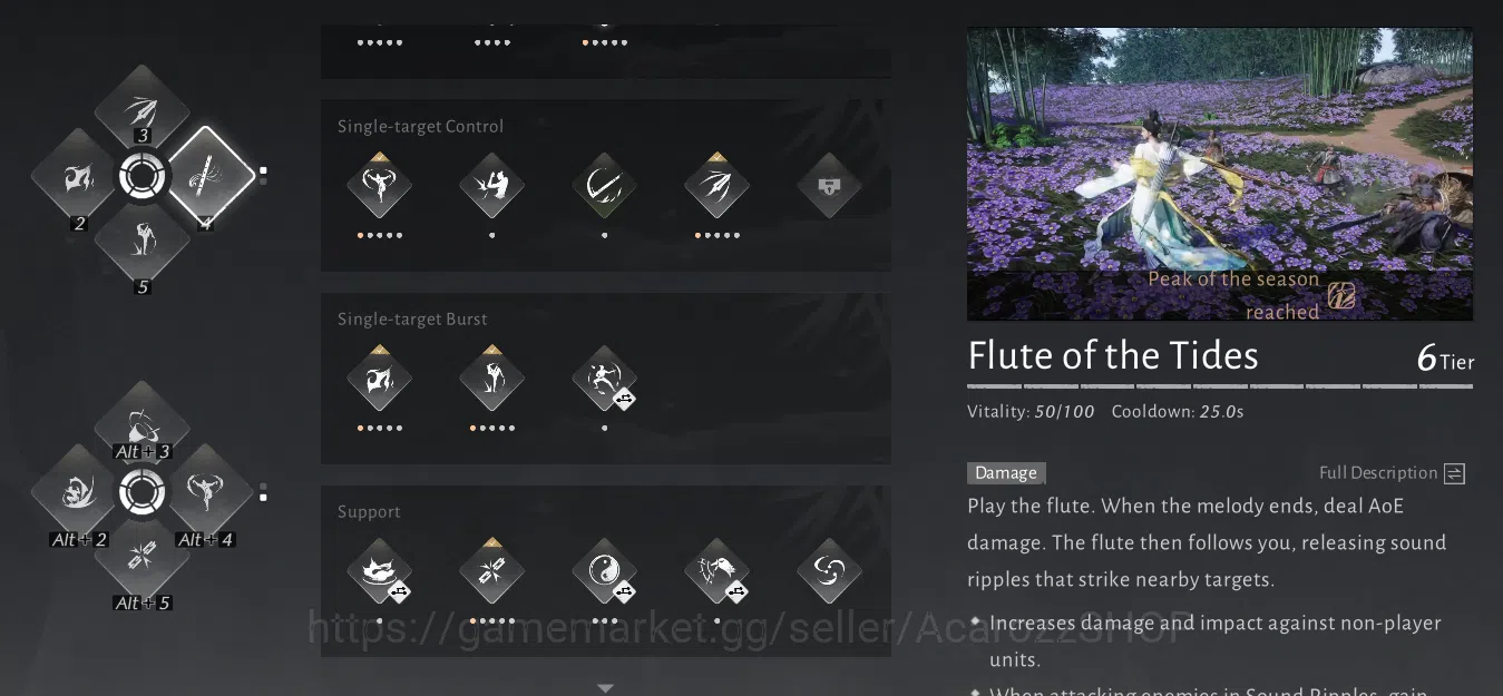 Where Winds Meet Accounts GLOBAL|Lv 95|31.000 |4 HC Used 2 Mirrored Heart 2  image 3