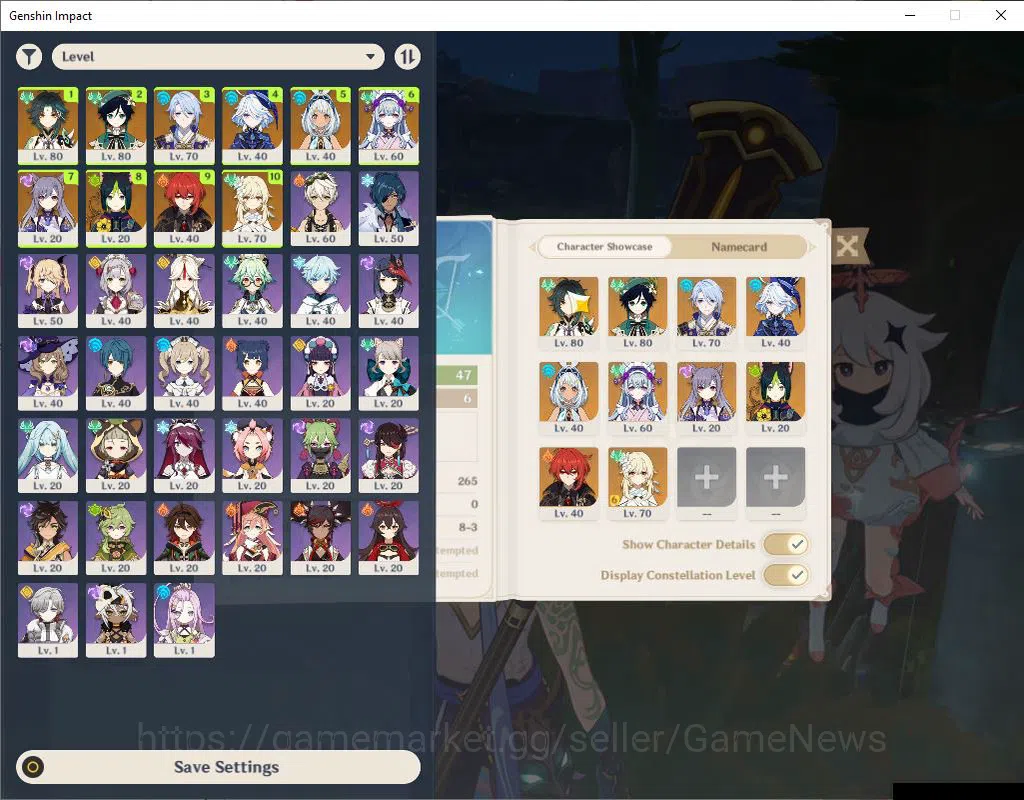 Genshin Impact Accounts ASIA|AR 47|5Limited+29(*4Character)|Mualani,Furina image 1