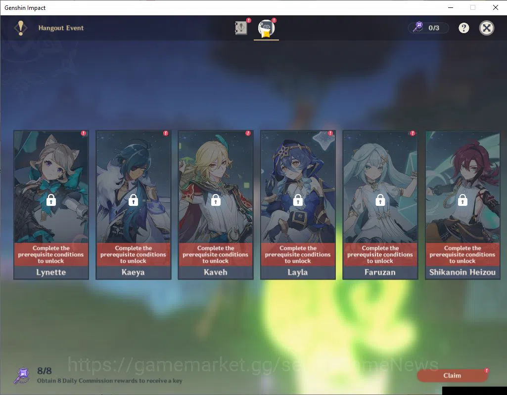 Genshin Impact Accounts ASIA|AR 47|5Limited+29(*4Character)|Mualani,Furina image 3