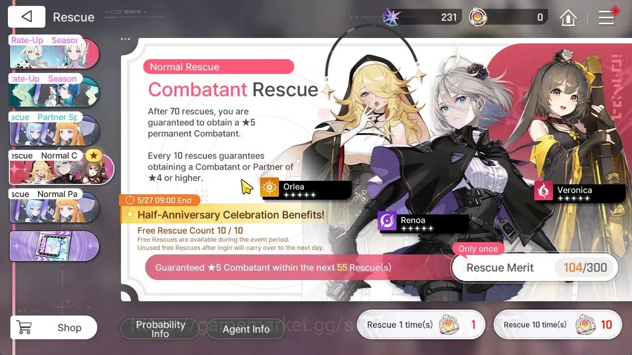 Chaos Zero Nightmare Accounts GLOBAL Lv 31|6 SSR[Heidemari,Nine,Narja+Sign,Khali image 14