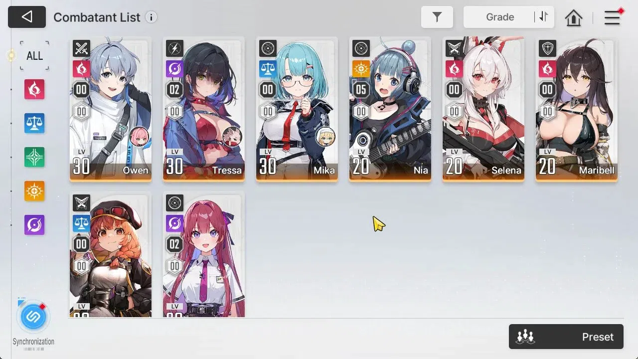 Chaos Zero Nightmare Accounts GLOBAL Lv 31|6 SSR[Heidemari,Nine,Narja+Sign,Khali image 5