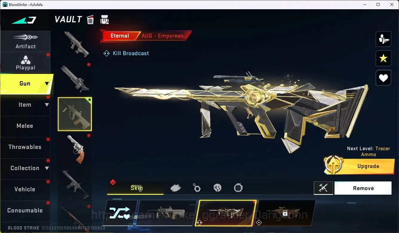 Blood Strike Accounts ASIA | 1 Eternal Gun: AUG-Empyrean |1 Epic Name-Ch image 2