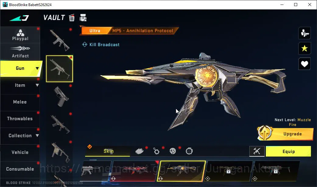 Blood Strike Accounts ASIA|ETERNAL MP5-Dominator|5 ULTRA MP5-Annipro,Vec image 5