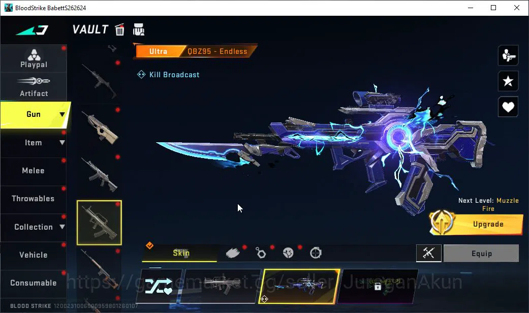 Blood Strike Accounts ASIA|ETERNAL MP5-Dominator|5 ULTRA MP5-Annipro,Vec image 8