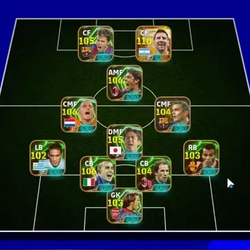 eFootball Accounts Legends & Iconic Players Android|Big Time Lionel Messi|41Epic Rui Costa,Wesley