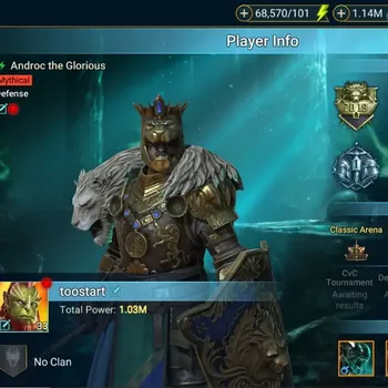 Raid: Shadow Legends Accounts Mid-Game Lv.33 Power 1,03M|1Mythic:AndrocThe