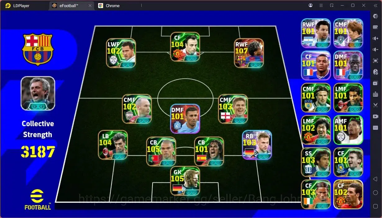 eFootball Accounts Mobile |PW 3187|Bigtime Yamal,Nistelroiij|Epic Pep image 1