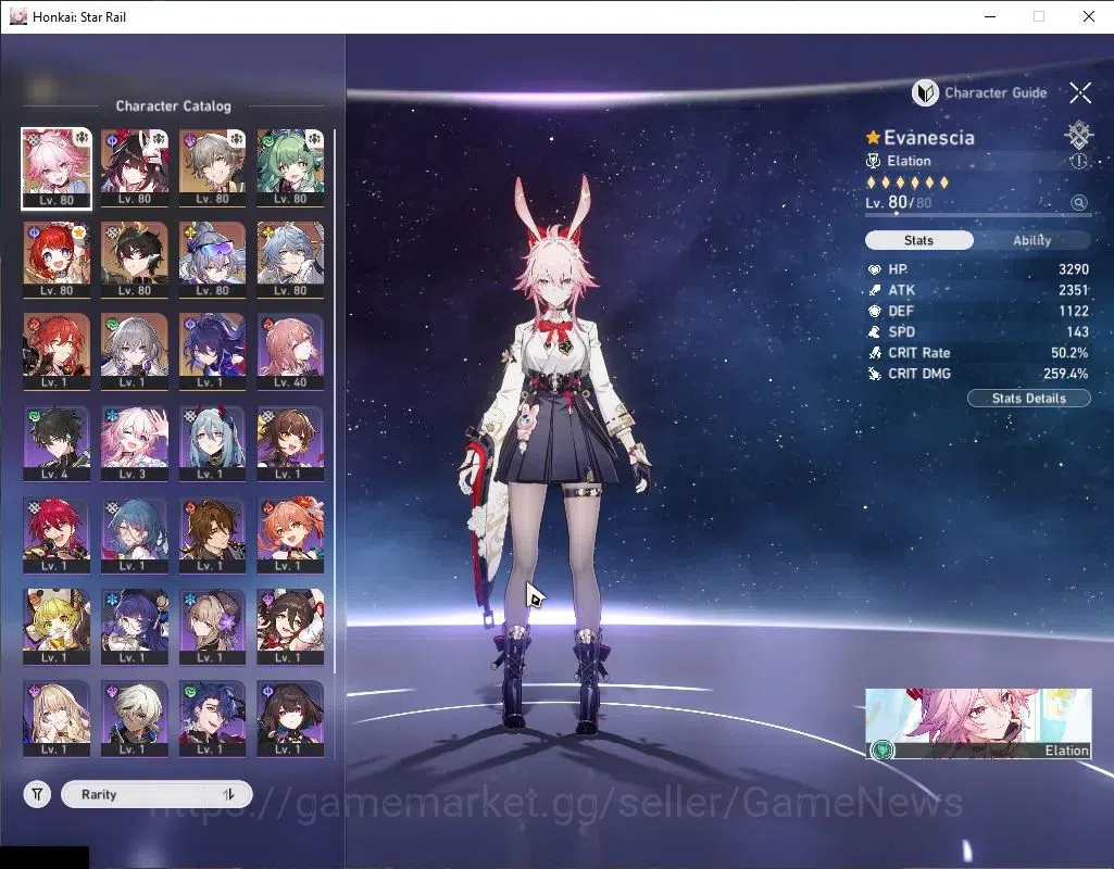 Honkai Star Rail Accounts ASIA|TL 65|8 Limited|(Evanescia,SW999)+Sign,Huohou image 4