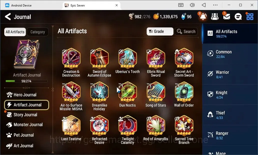Epic Seven Accounts Starter Global Unverif|5 Moonlight 5★ :BA, LCB, SNY, TML|Rank 58|Starter|Stove(ES786Z) 11