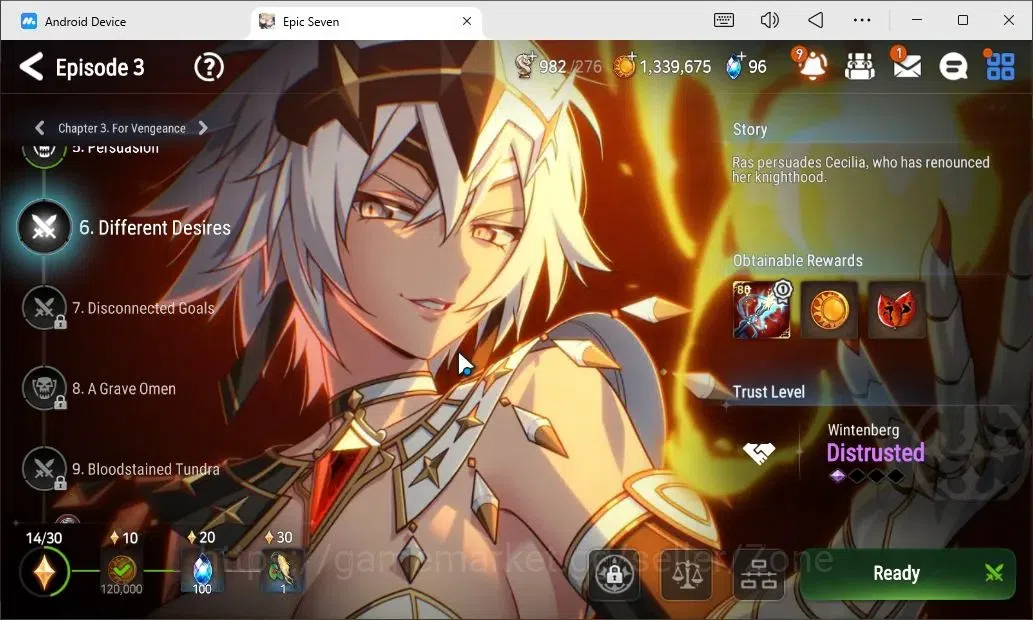 Epic Seven Accounts Starter Global Unverif|5 Moonlight 5★ :BA, LCB, SNY, TML|Rank 58|Starter|Stove(ES786Z) 16