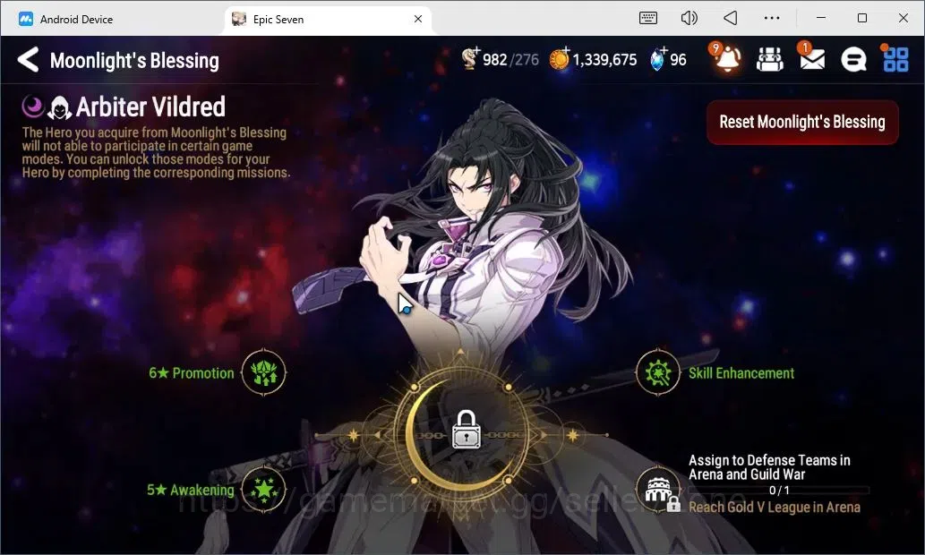 Epic Seven Accounts Starter Global Unverif|5 Moonlight 5★ :BA, LCB, SNY, TML|Rank 58|Starter|Stove(ES786Z) 19