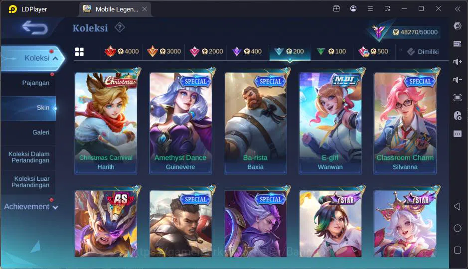 Mobile Legends: Bang Bang Accounts GLOBAL|Hero 74|Skin 150|HxH Harith+Julian,Prime Gr image 11