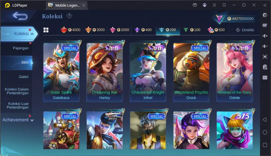 Mobile Legends: Bang Bang Accounts GLOBAL|Hero 74|Skin 150|HxH Harith+Julian,Prime Gr image 12