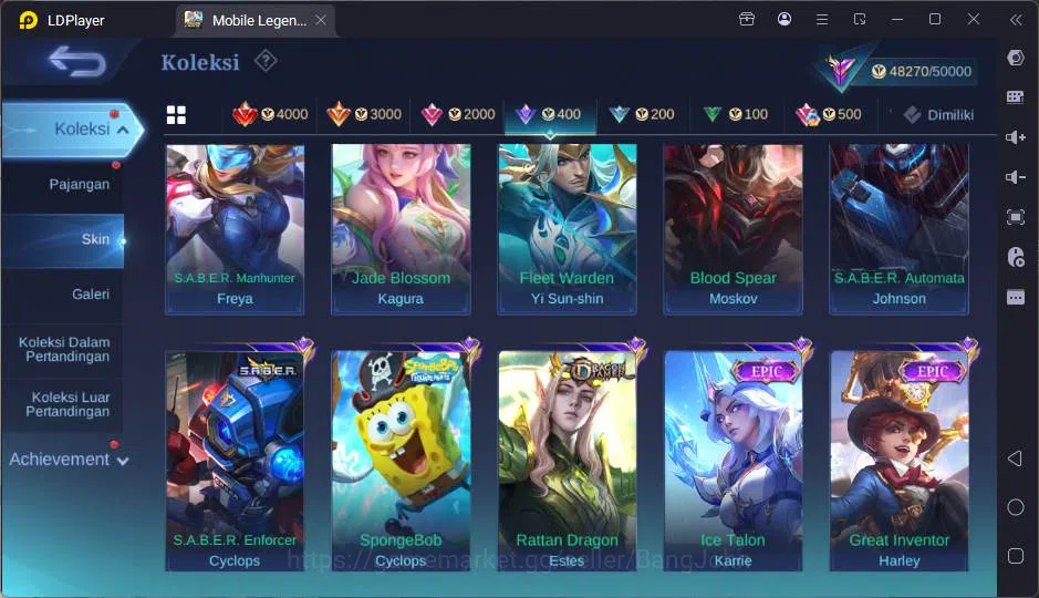 Mobile Legends: Bang Bang Accounts GLOBAL|Hero 74|Skin 150|HxH Harith+Julian,Prime Gr image 16